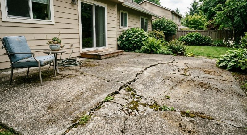 Cement Patio Repair in Albany, NY