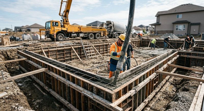 Concrete Foundation Pouring in Columbus, OH