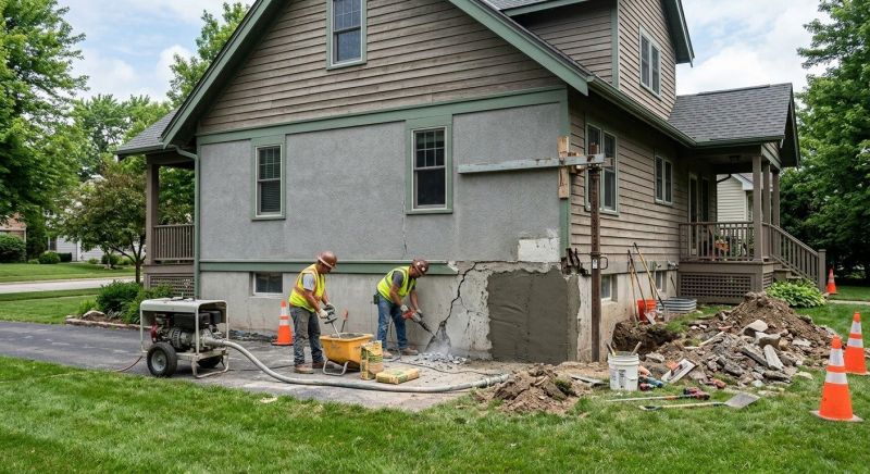 Concrete Foundation Repair in Columbus, OH
