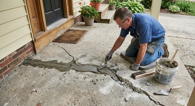 Cracked Concrete Repair in Corpus Christi, TX