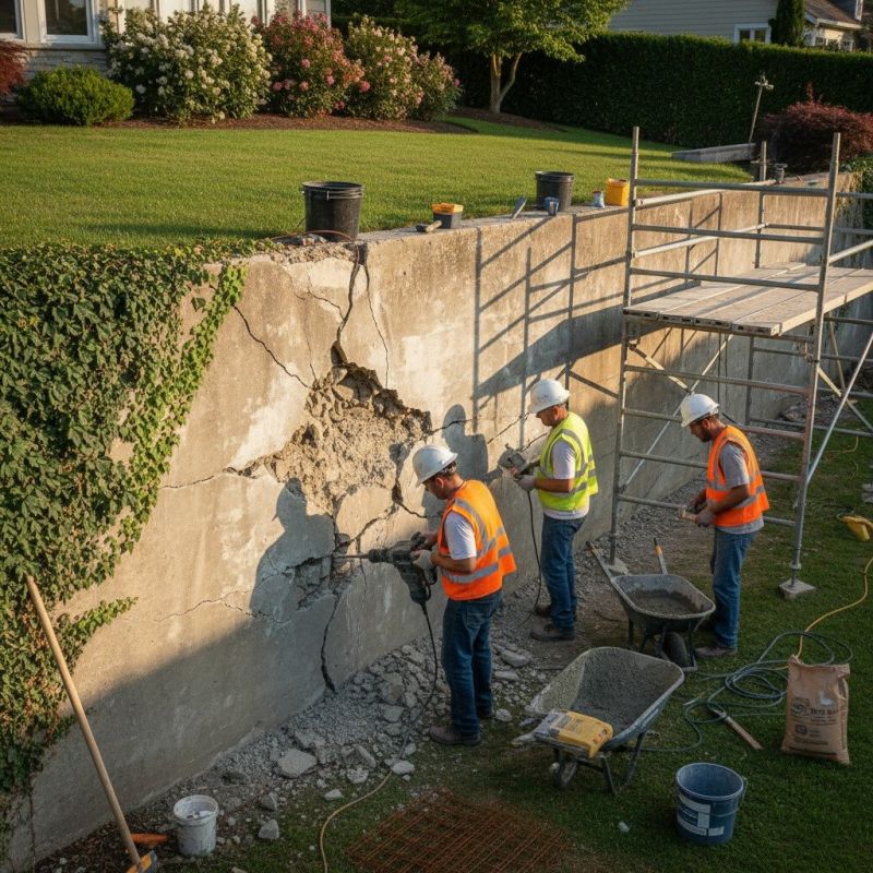 Poured Wall Repair in Corpus Christi, TX