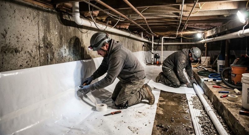 Wet Basement Repair in Montgomery, AL