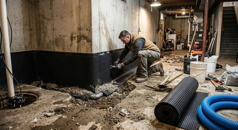 Wet Basement Repair in Columbus, OH